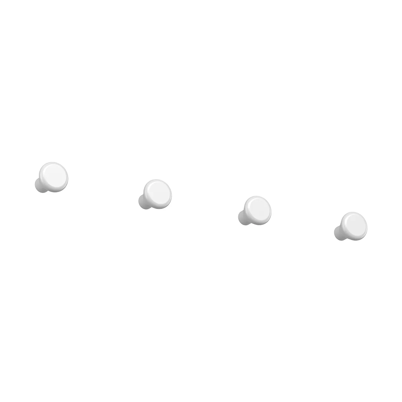 Classic knagg liten 4-pakning, Hvit Essem Design