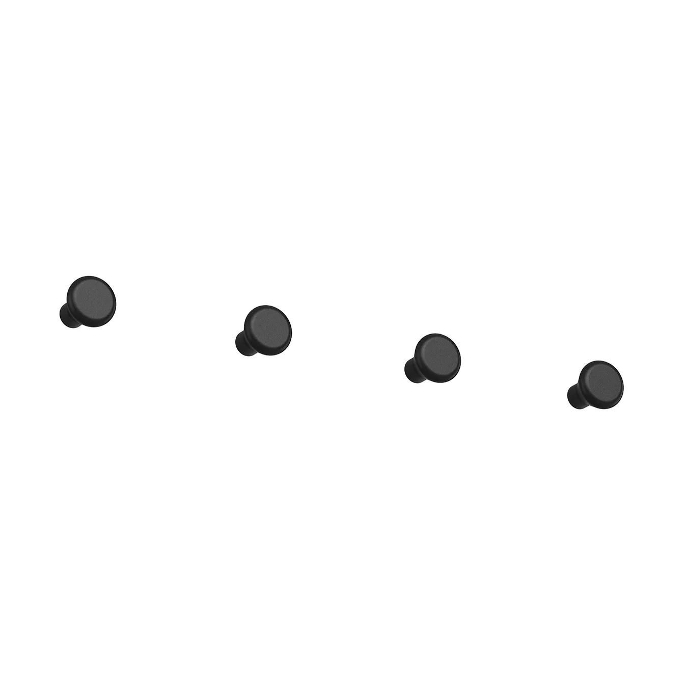 Classic knagg liten 4-pakning, Svart Essem Design