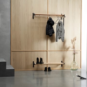 Nostalgi 291 hattehylle - aluminium, sort stativ - Essem Design