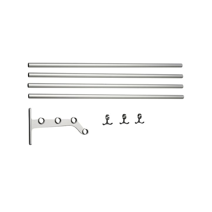 Nostalgi 291 påbyggingsdel hattehylle - aluminium, aluminiumsstativ - Essem Design