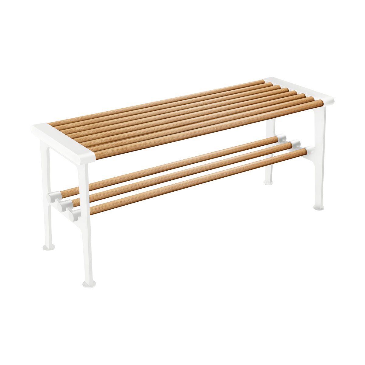 Essem Design Nostalgi benk 100 cm Eik-hvit