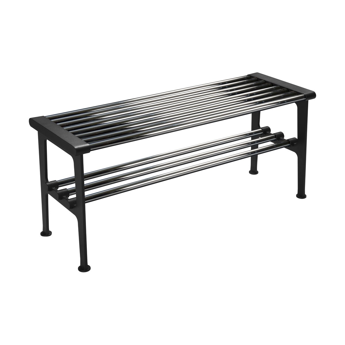 Essem Design Nostalgi benk 100 cm Krom-svart