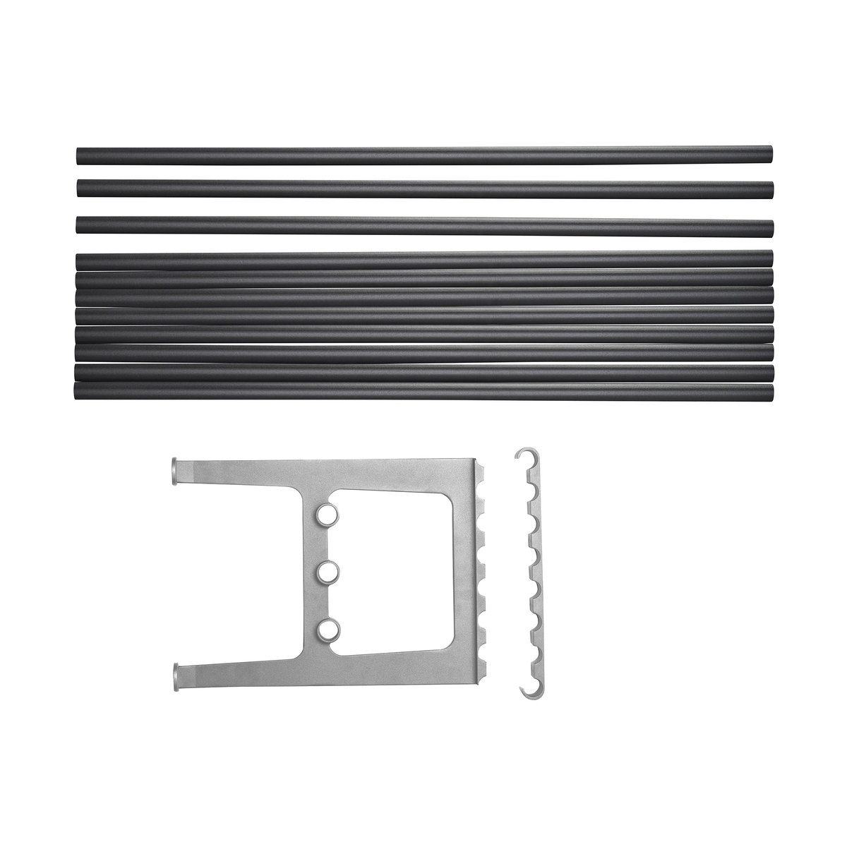 Essem Design Nostalgi benk påbygging 100 cm Svart-aluminium
