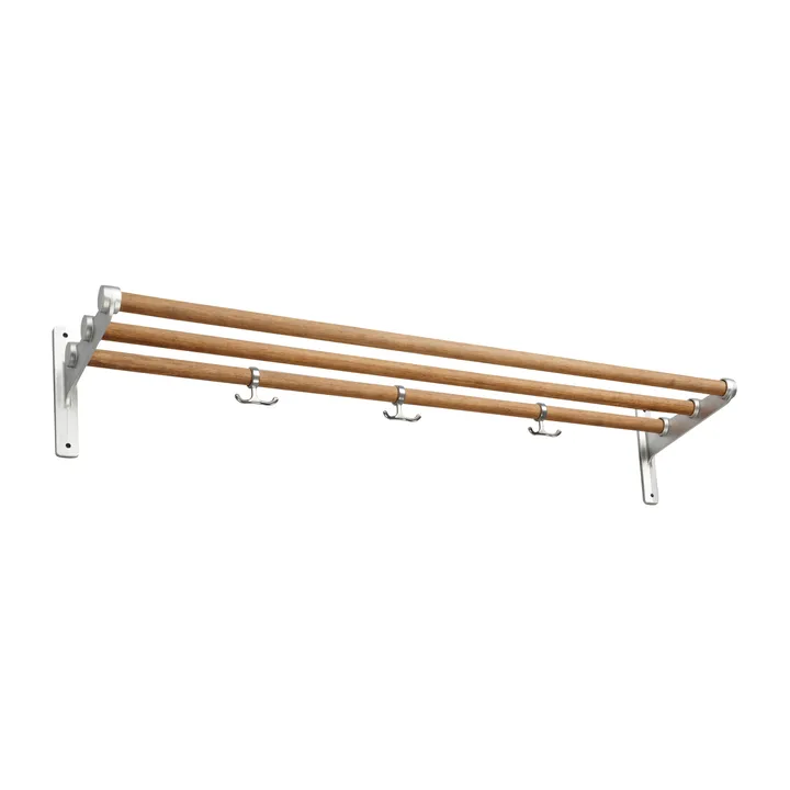Nostalgi hatt-/skohylle - Bambus-aluminium - Essem Design