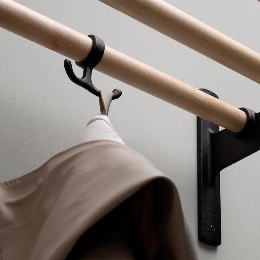 Nostalgi knagg 2-stk., svart Essem Design