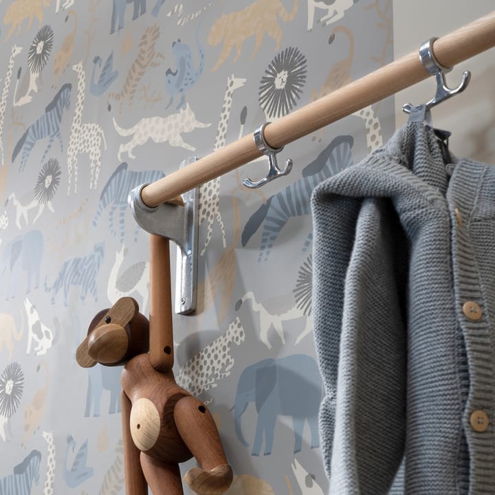 Nostalgi knaggrekke, Bjørk, aluminiumsstativ Essem Design