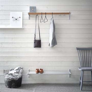 Nostalgi sko- eller hattehylle - Valnøtt, hvitt stativ - Essem Design