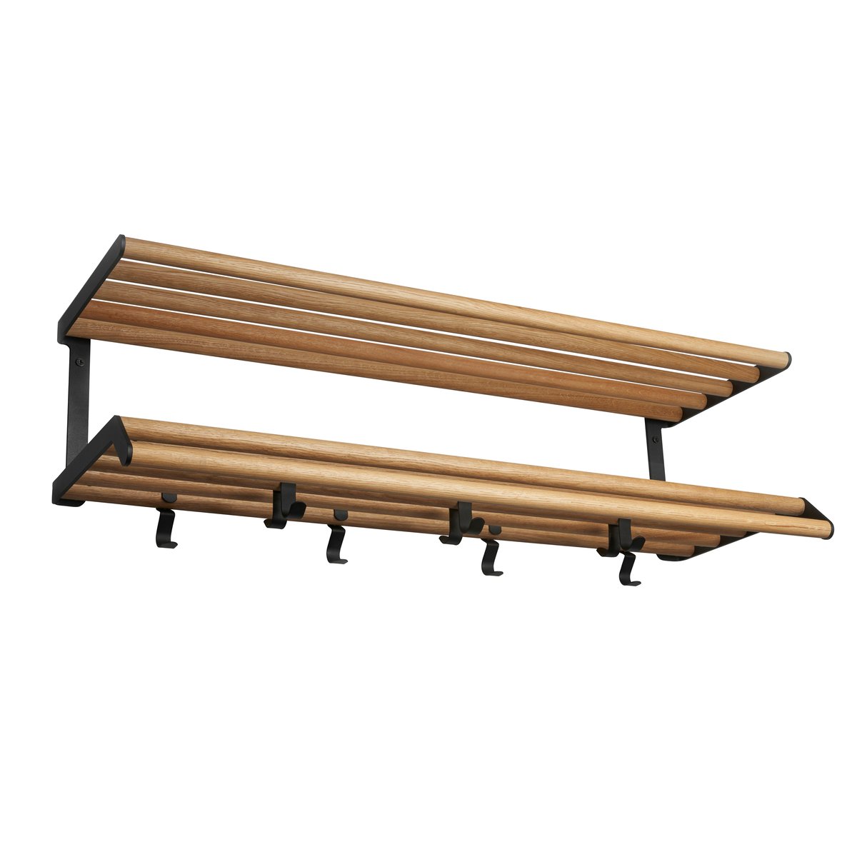 Essem Design Tamburin hattehylle 60 cm Eik-svart