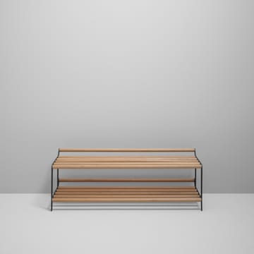 Tamburin skohylle 100 cm - Eik-svart - Essem Design