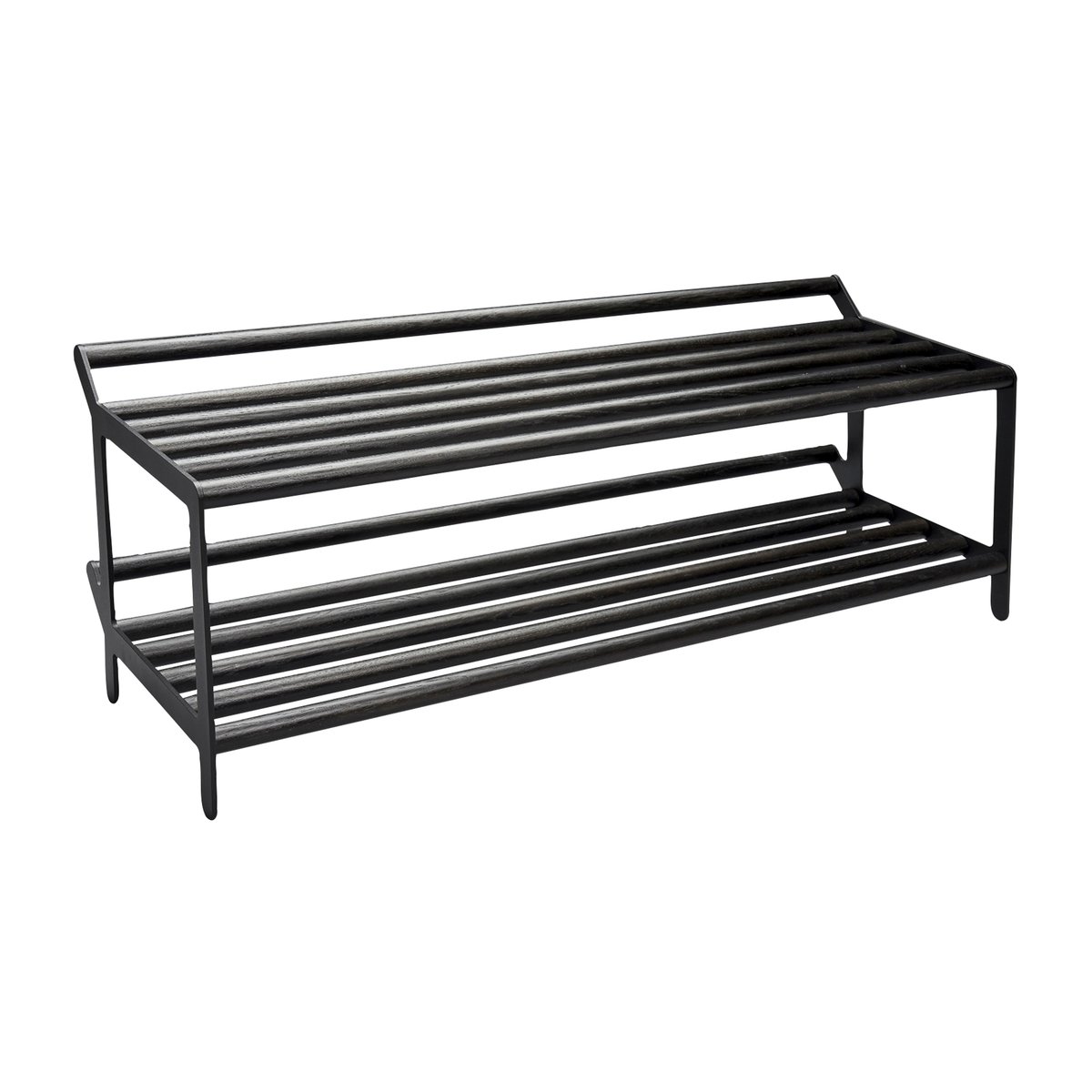 Essem Design Tamburin skohylle 100 cm Svartbeiset eik-svart