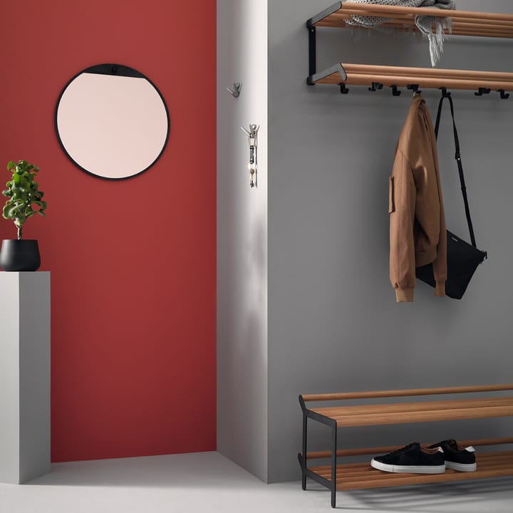Tamburin skohylle 60 cm, Eik-svart Essem Design