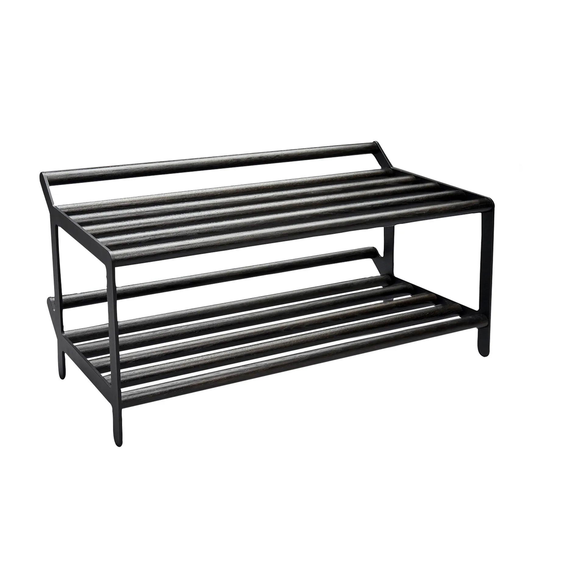 Tamburin skohylle 60 cm, Svartbeiset eik-svart Essem Design