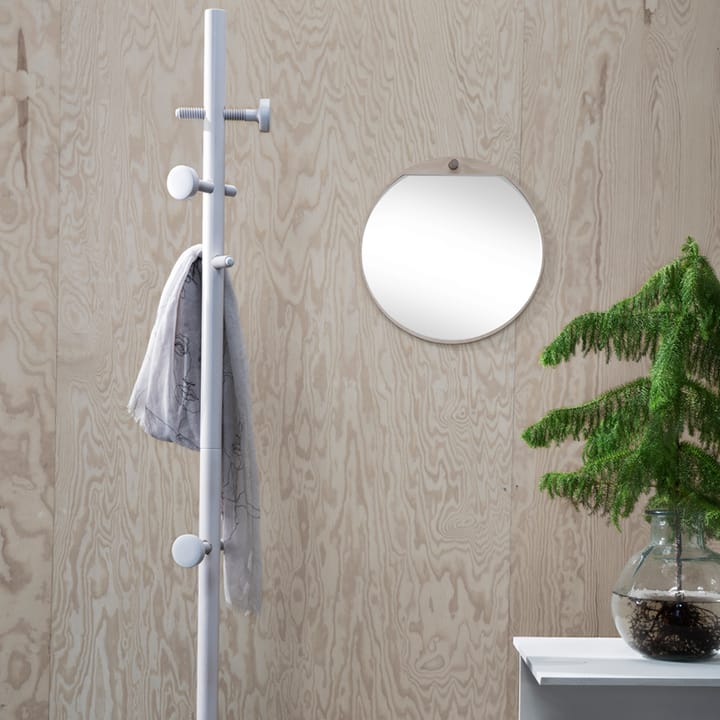 Tillbakablick rundt speil, sort Essem Design