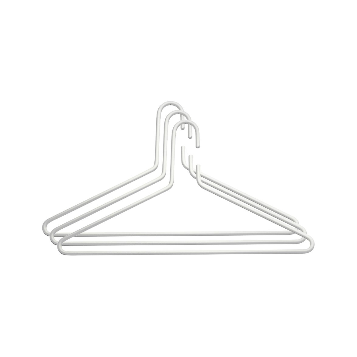 Essem Design Triangel kleshenger 3-stk. Hvit