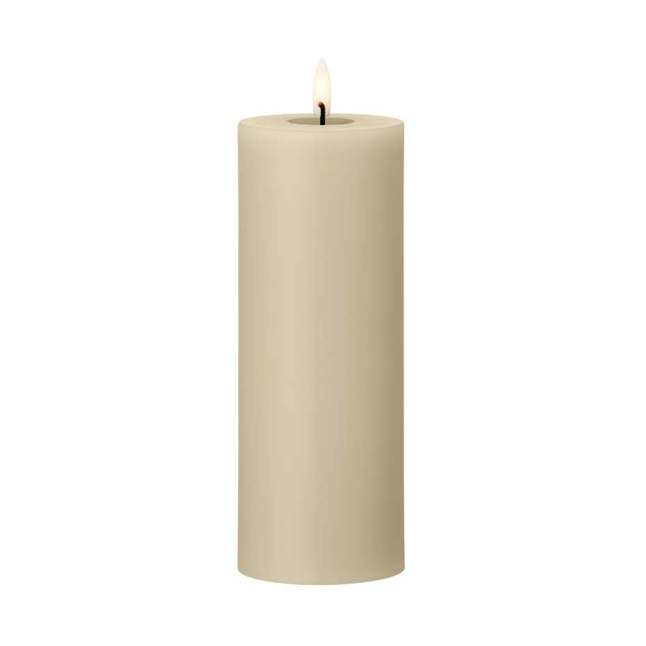 ester & erik blokklys LED 14 Pale ginger, 20 cm | Skandinavisk Design | Lyslenker & Dekorbelysning | Oransje