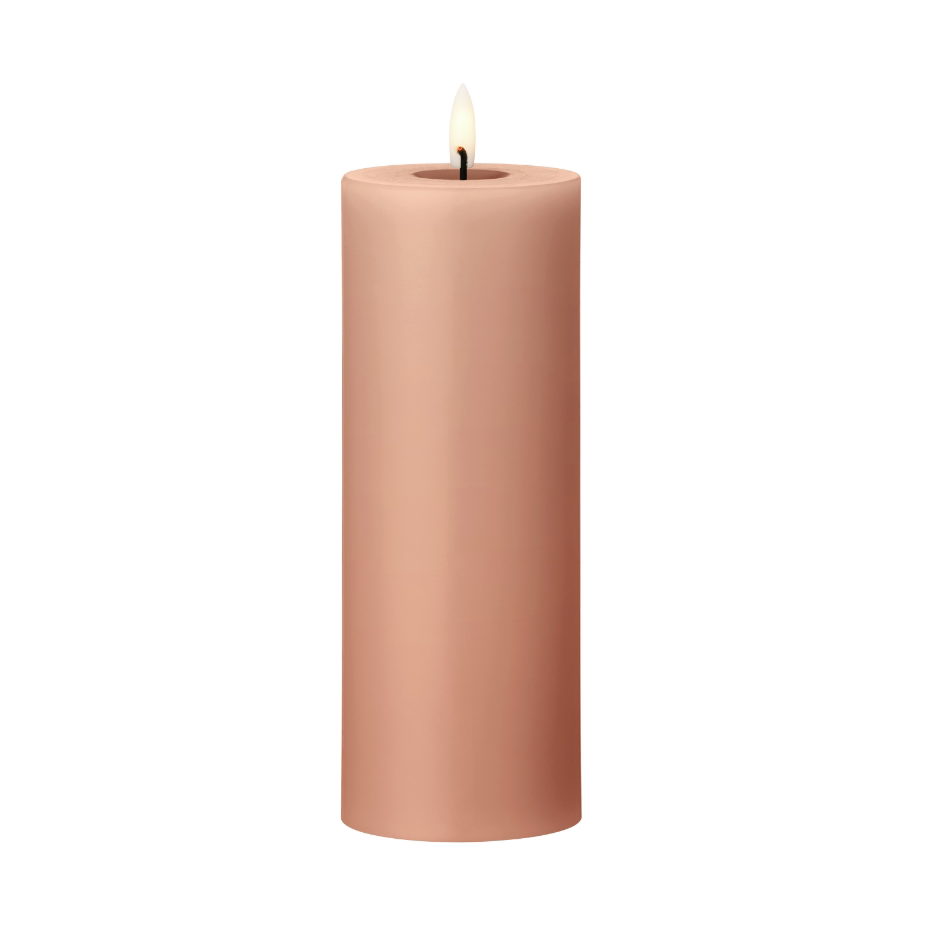 ester & erik ester & erik blokklys LED 20 Rosy caramel, 20 cm