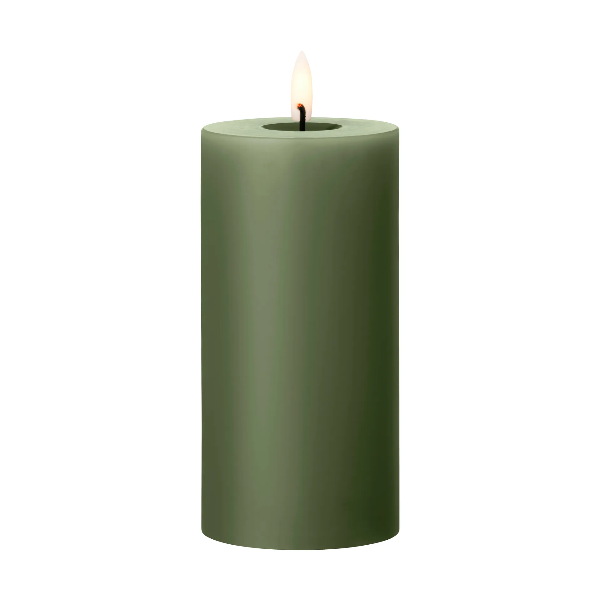 ester & erik blokklys LED, 70 Green Soil, 15 cm ester & erik