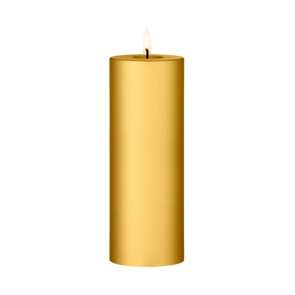ester & erik ester & erik blokklys LED 90 Gold Metallic, 20 cm