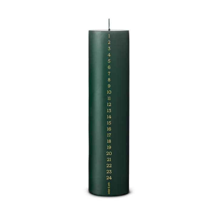 ester & erik kalenderlys 25 cm - 60 noble pine - Ester & erik