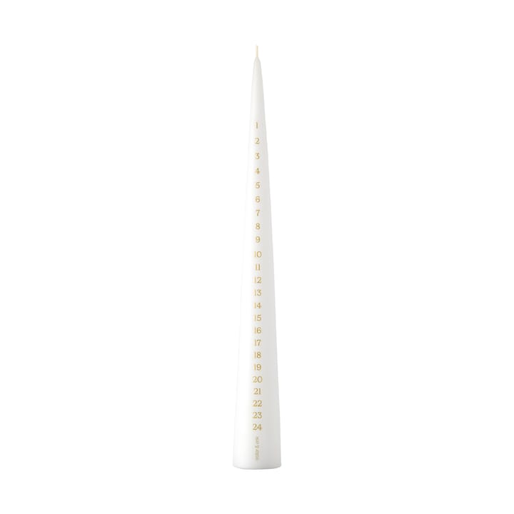 ester & erik kalenderlys 37 cm, 31 pure white ester & erik