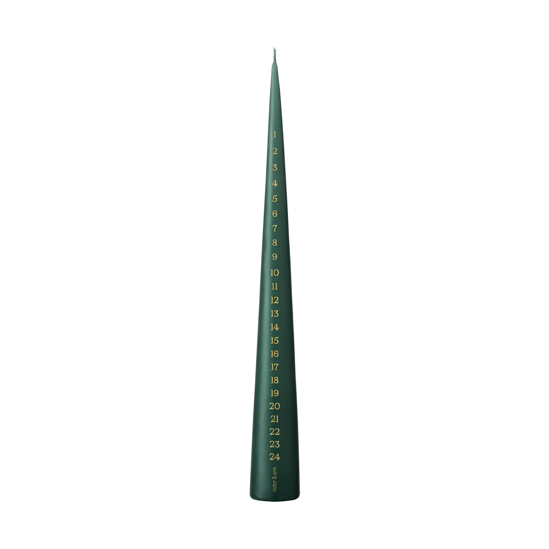 ester & erik kalenderlys 37 cm, 60 noble pine ester & erik