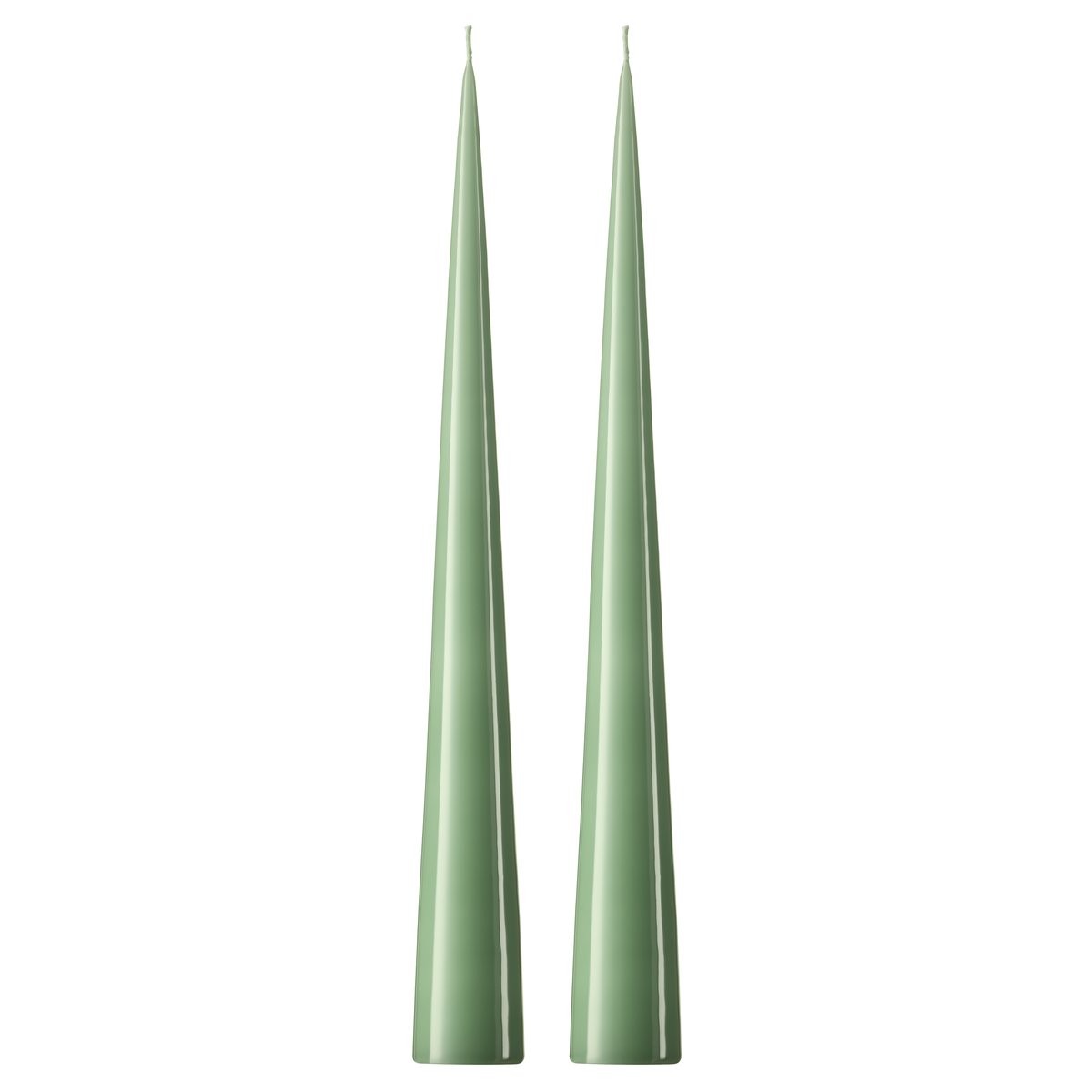 ester & erik ester & erik kjeglelys 37 cm 2-stk. lakket Eucalyptus 66-0
