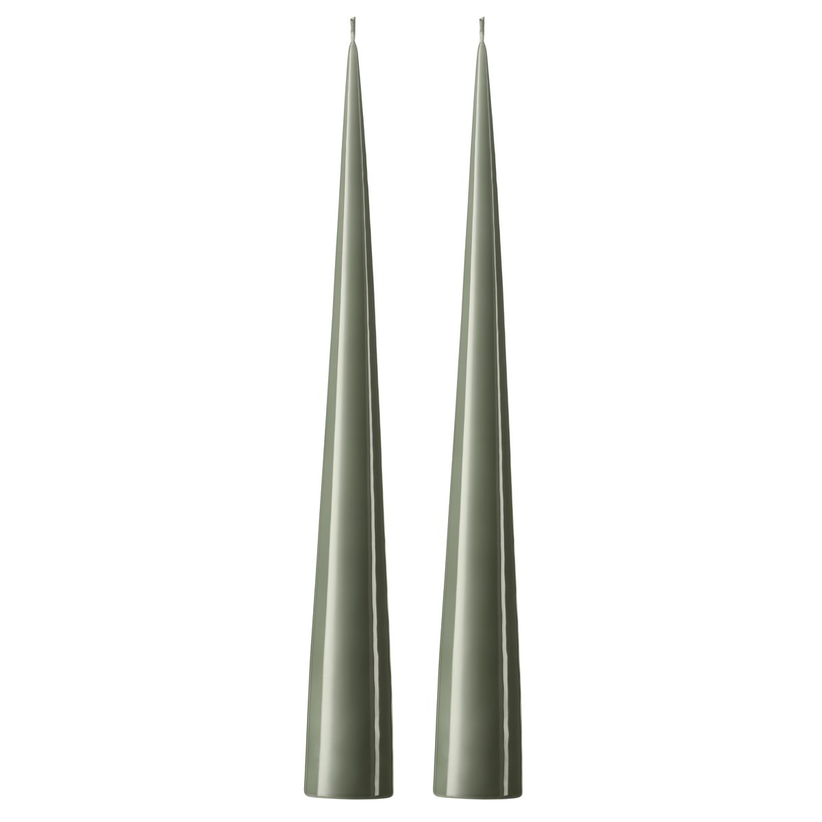 ester & erik ester & erik kjeglelys 37 cm 2-stk. lakket Green soil 70-0