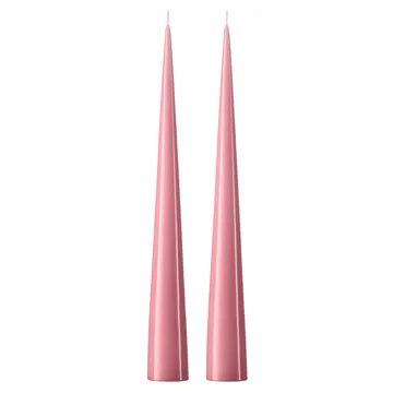 ester & erik kjeglelys 37 cm 2-stk. lakket - Old rose 39-0 - ester & erik