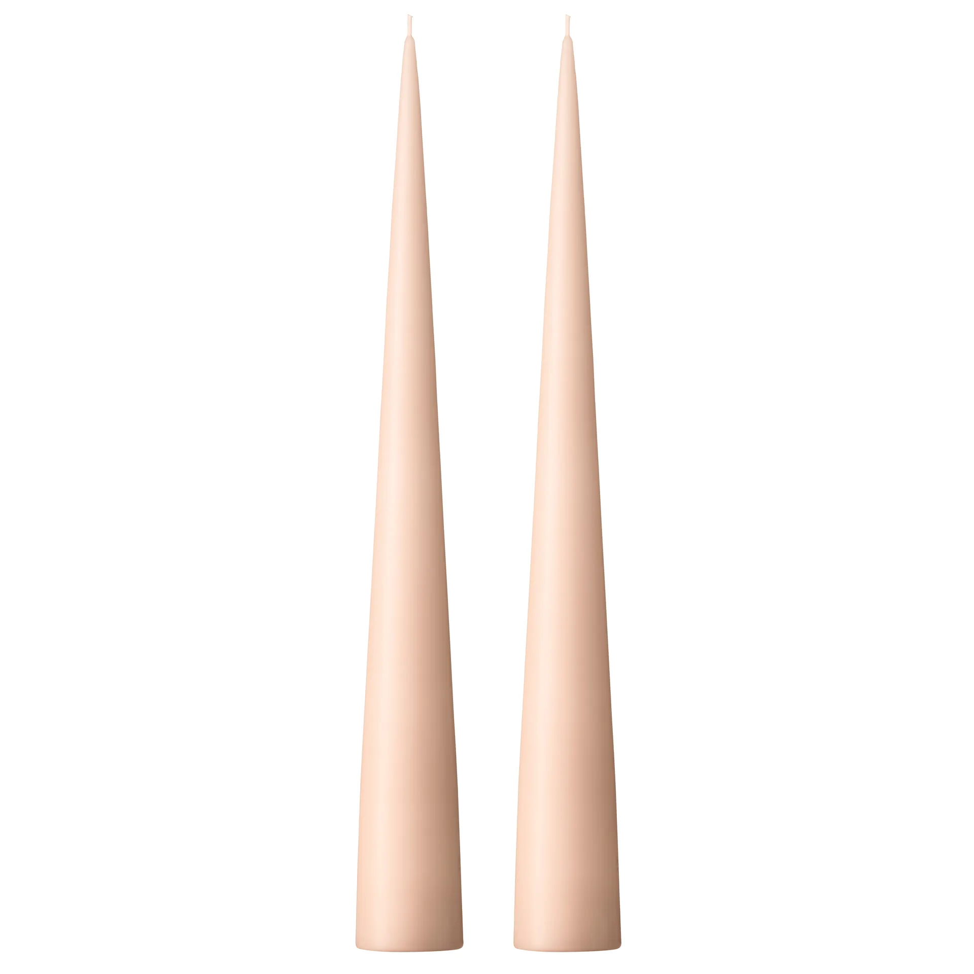 ester & erik kjeglelys 37 cm 2-stk. matt, Ice latte 11 ester & erik