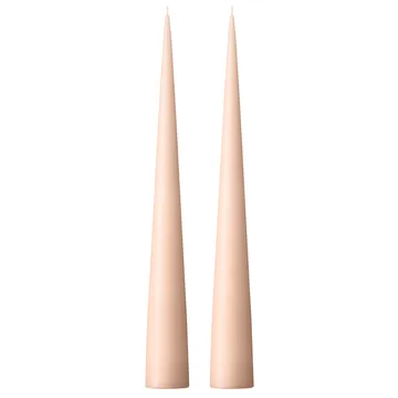 ester & erik kjeglelys 37 cm 2-stk. matt - Ice latte 11 - ester & erik