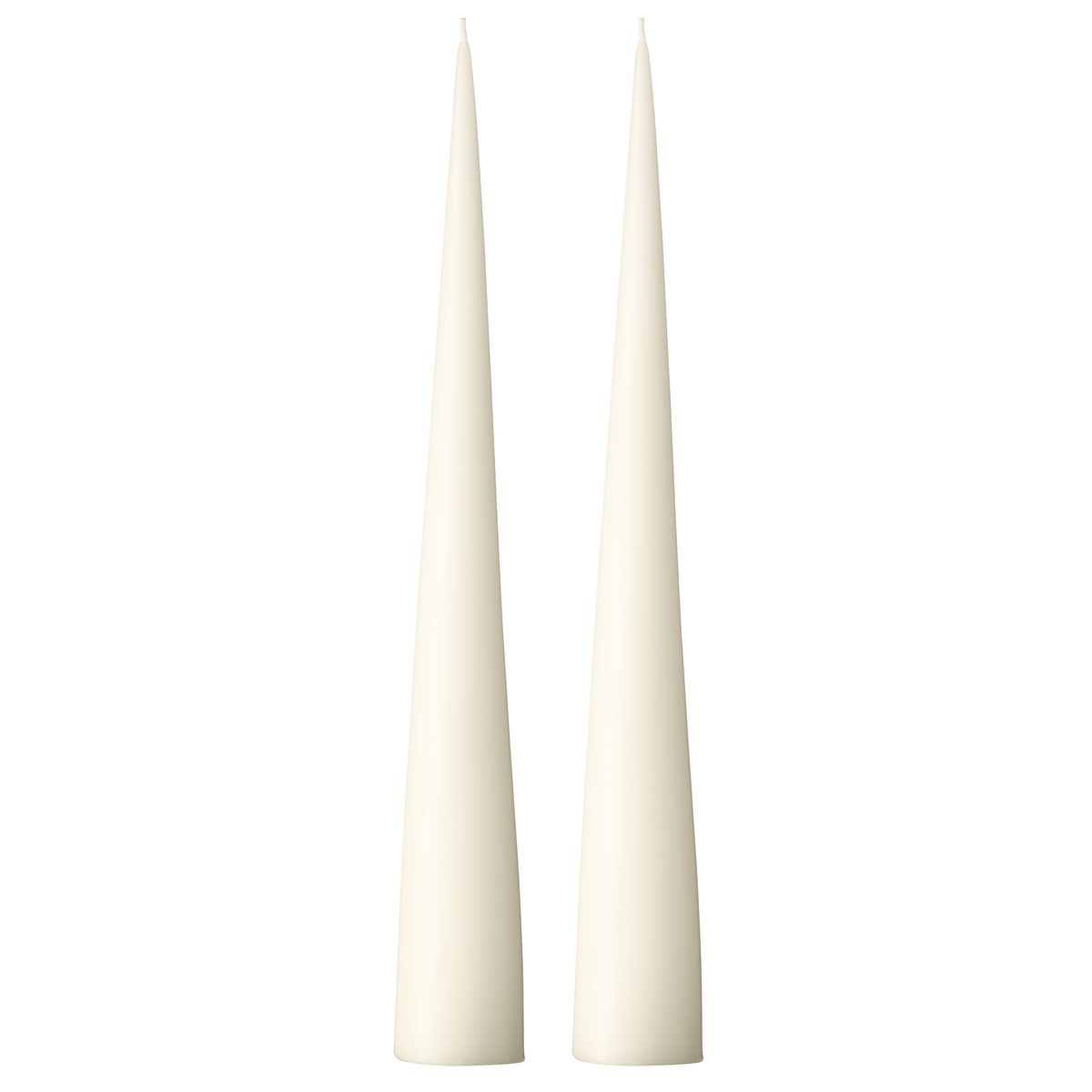 ester & erik ester & erik kjeglelys 37 cm 2-stk. matt Ivory 06