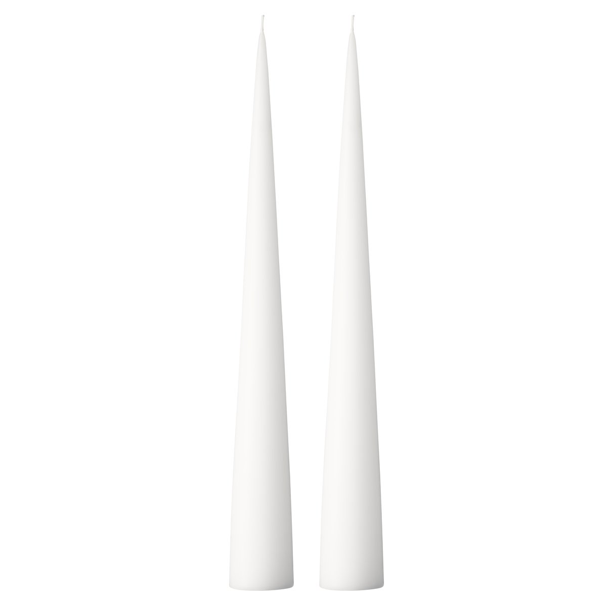 ester & erik ester & erik kjeglelys 37 cm 2-stk. matt Pure white 31