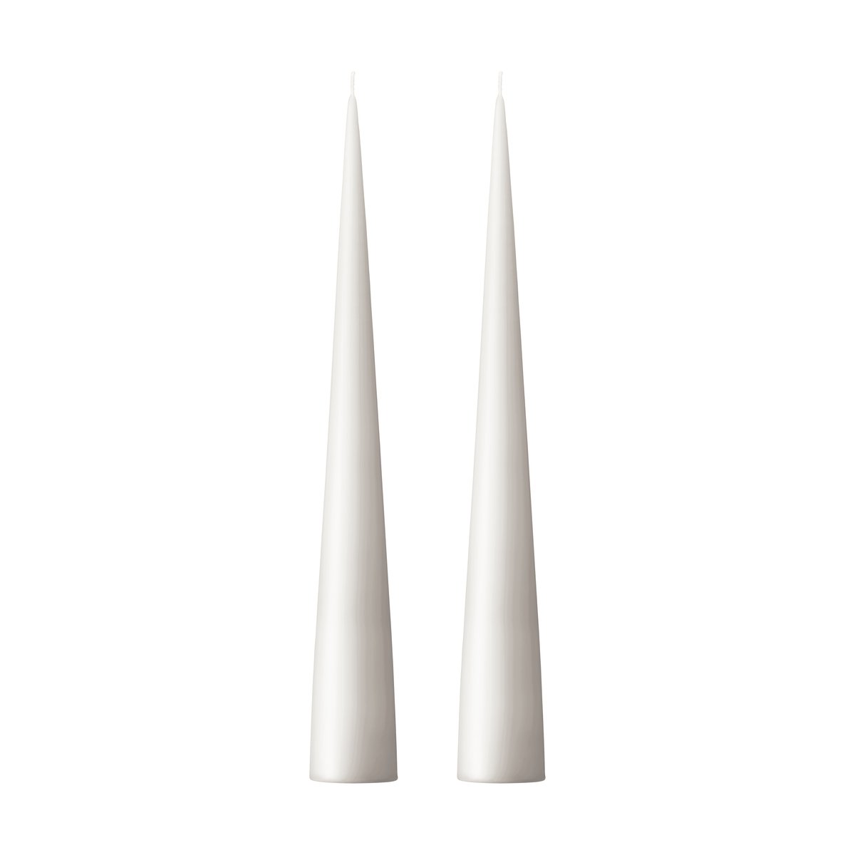 ester & erik ester & erik kjeglelys 37 cm 2-stk. matt White ash 21
