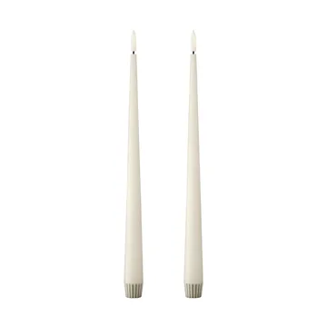 ester & erik kronelys LED 2-pk - 06 Ivory, 30 cm - ester & erik