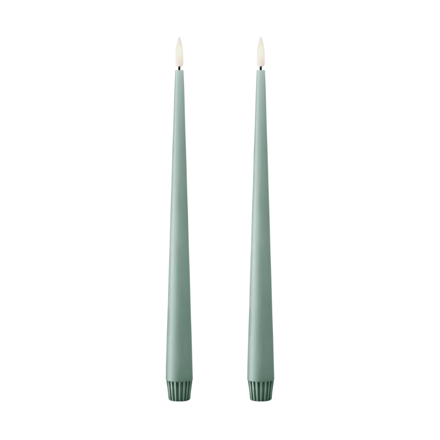 ester & erik ester & erik kronelys LED 2-pk 67 Jade stone , 30 cm