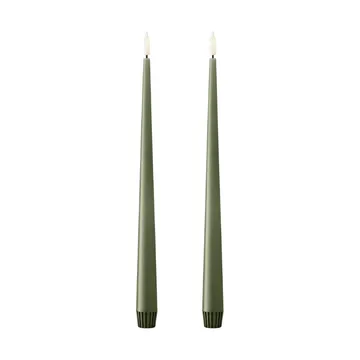 ester & erik kronelys LED 2-pk - 70 Green Soil , 30 cm - ester & erik