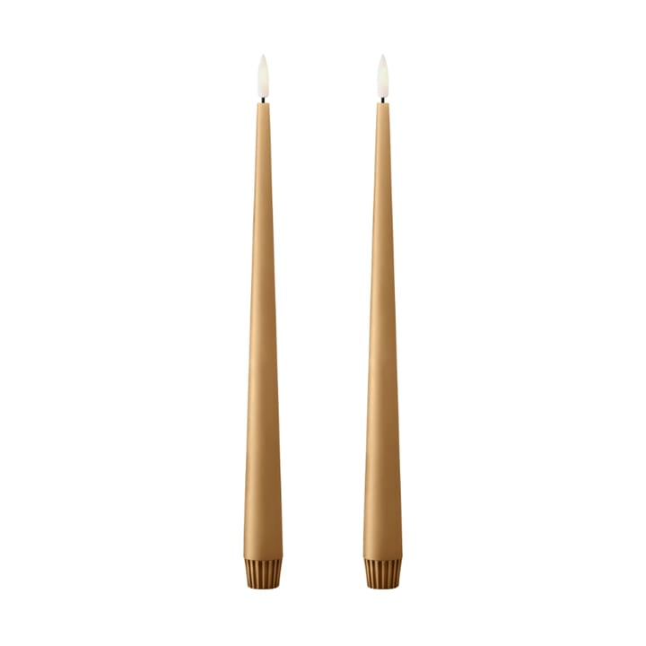 ester & erik kronelys LED 30 cm 2-pk - 27 Almond butter - Ester & erik