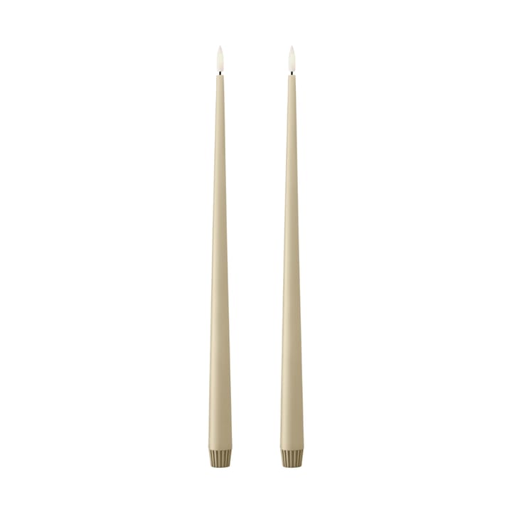 ester & erik kronelys LED 40 cm 2-pk - 14 Pale ginger - Ester & erik