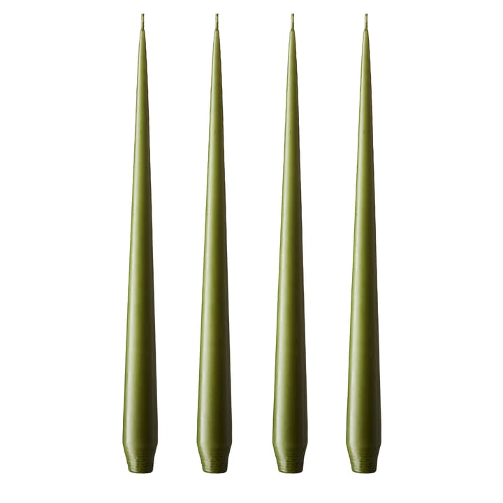 ester & erik lys 32 cm 4-pakning olive glow - Matt - Ester & erik