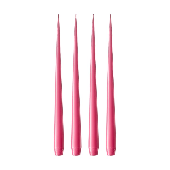 ester & erik lys 4-stk. lakket - Clear pink 41, 42 cm - Ester & erik