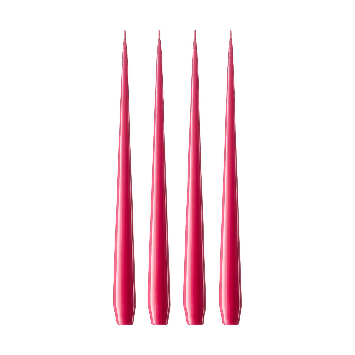 ester & erik ester & erik lys 4-stk. lakket Deep pink 41/2, 32 cm