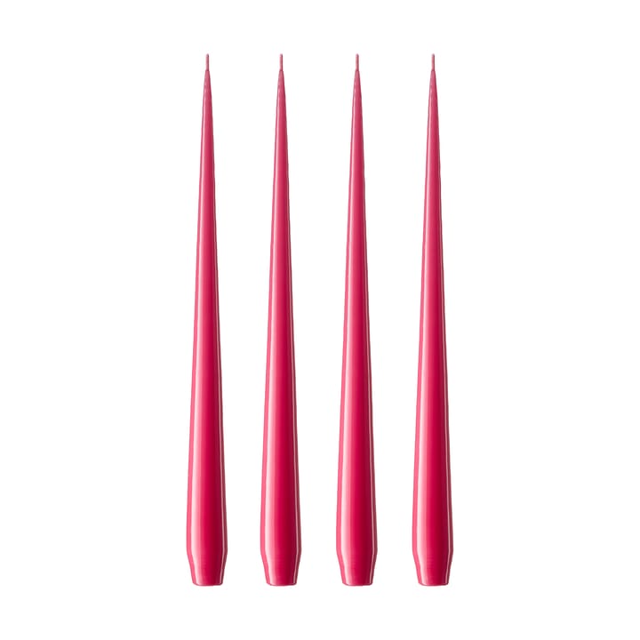 ester & erik lys 4-stk. lakket - Deep pink 41/2, 42 cm - Ester & erik