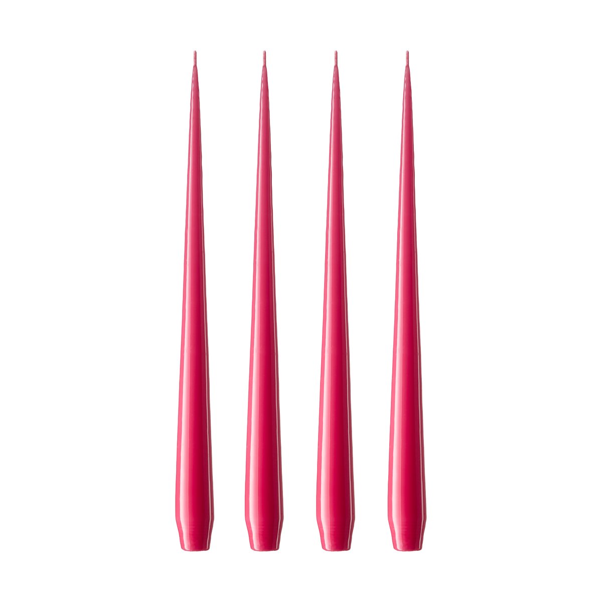 ester & erik ester & erik lys 4-stk. lakket Deep pink 41/2, 42 cm