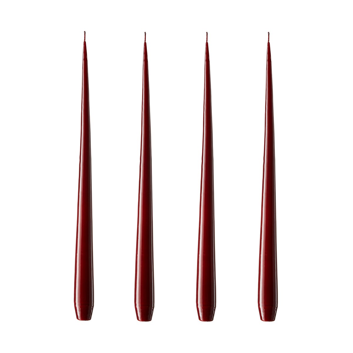 ester & erik ester & erik lys 4-stk. lakket Deep wine, 32 cm