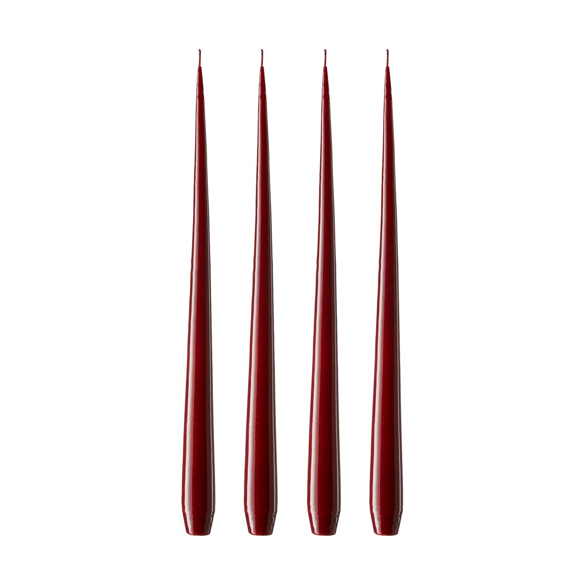ester & erik ester & erik lys 4-stk. lakket Deep wine 44/2, 42 cm