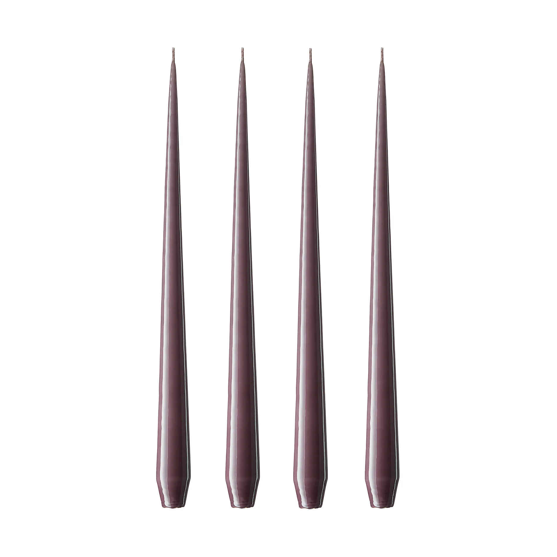 ester & erik lys 4-stk. lakket, muted mauve, 42 cm ester & erik