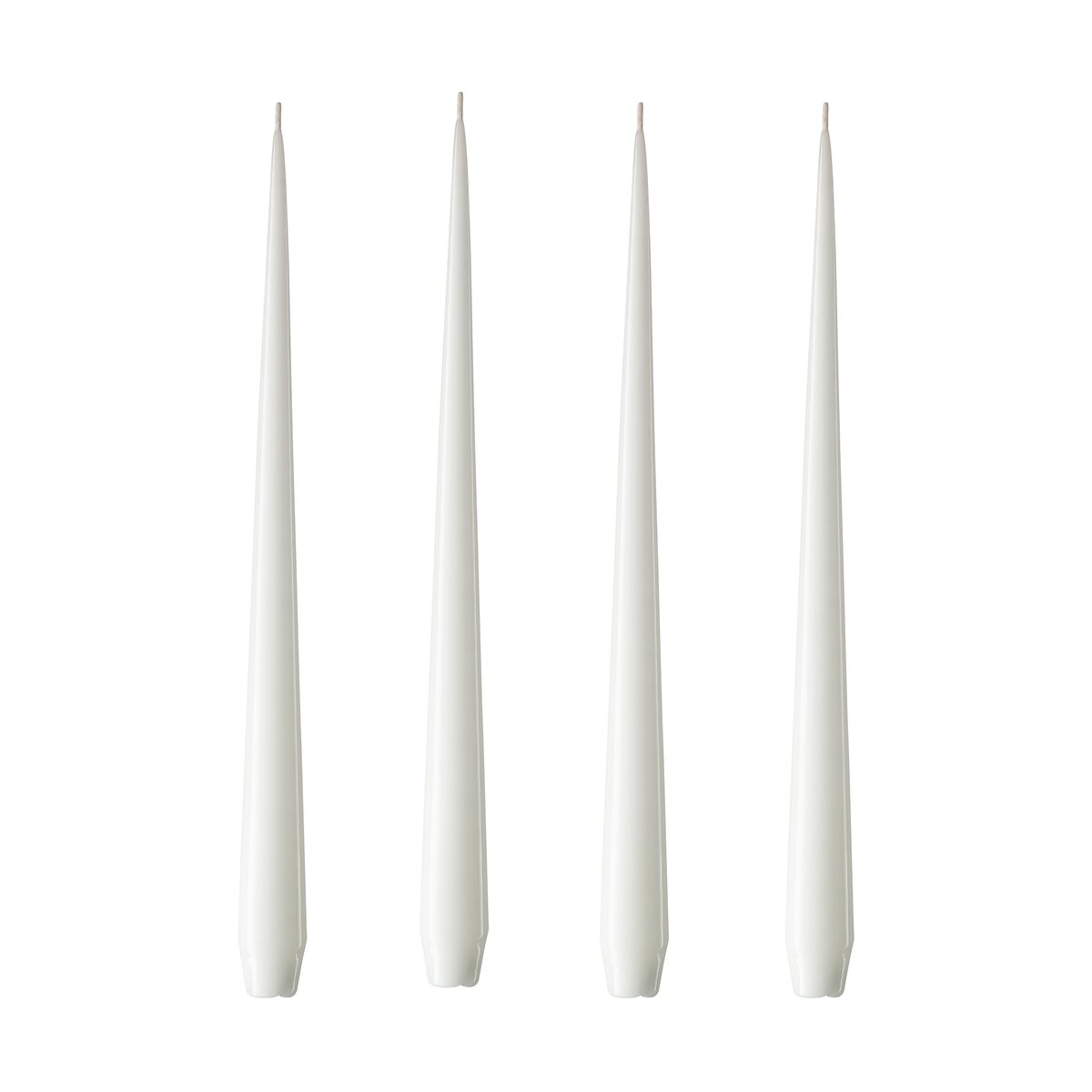 ester & erik ester & erik lys 4-stk. lakket pure white, 32 cm
