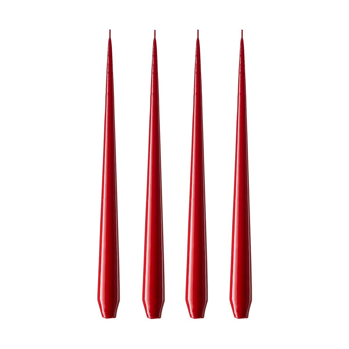 ester & erik ester & erik lys 4-stk. lakket winter berry, 42 cm