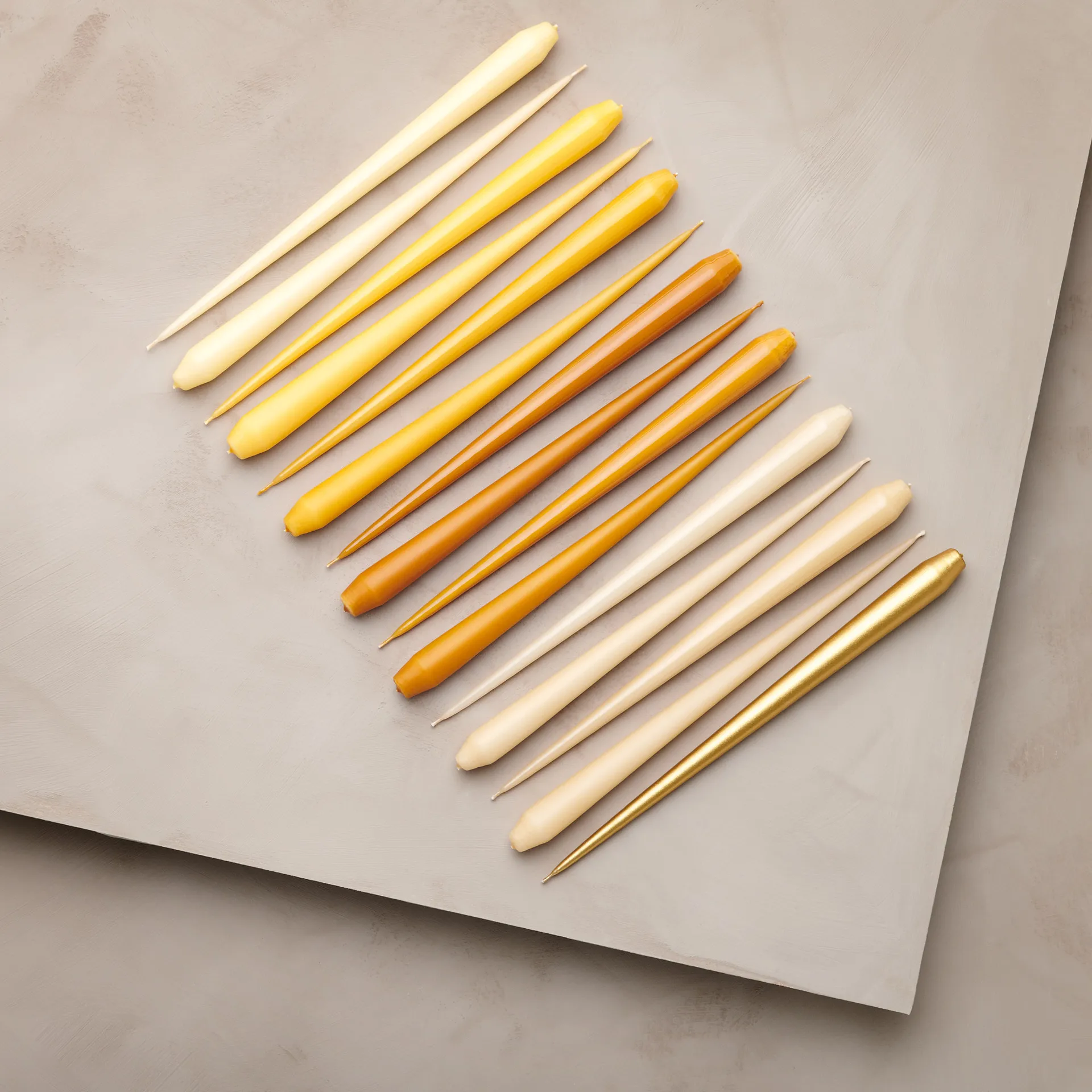 ester & erik lys 4-stk. matt, Buttermilk 17, 32 cm ester & erik