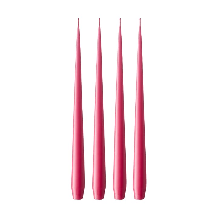 ester & erik lys 4-stk. matt - Deep pink 41/2, 32 cm - Ester & erik